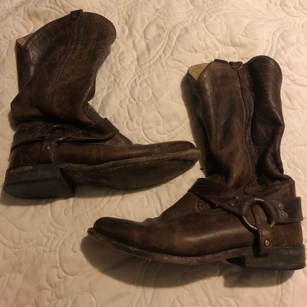 Frye Wyatt boots.